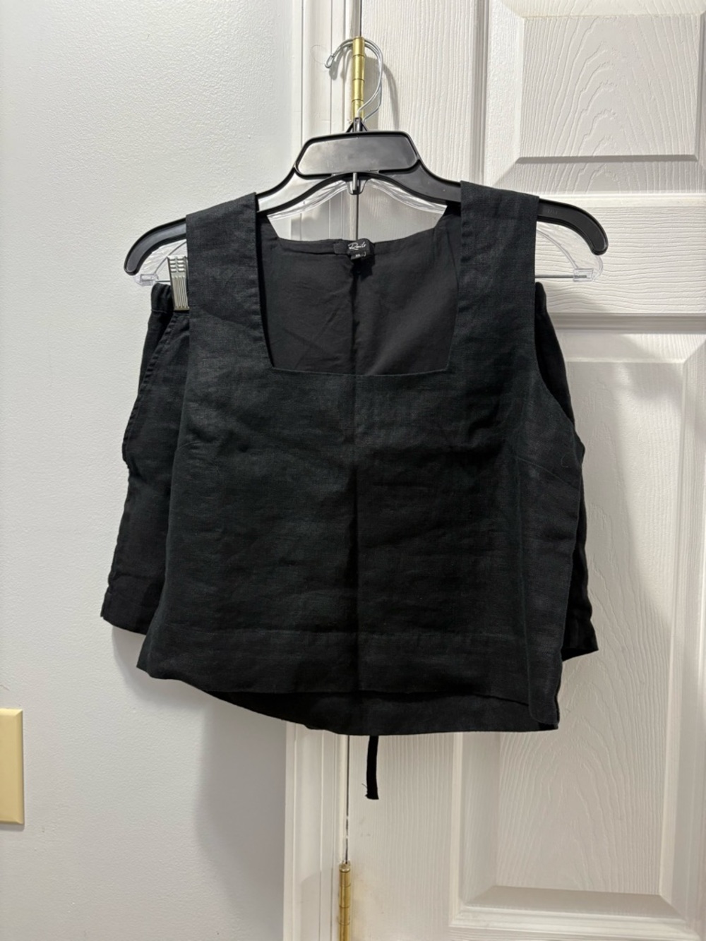 Rails Akira Linen Square Neck Top AND Short SET Size XS